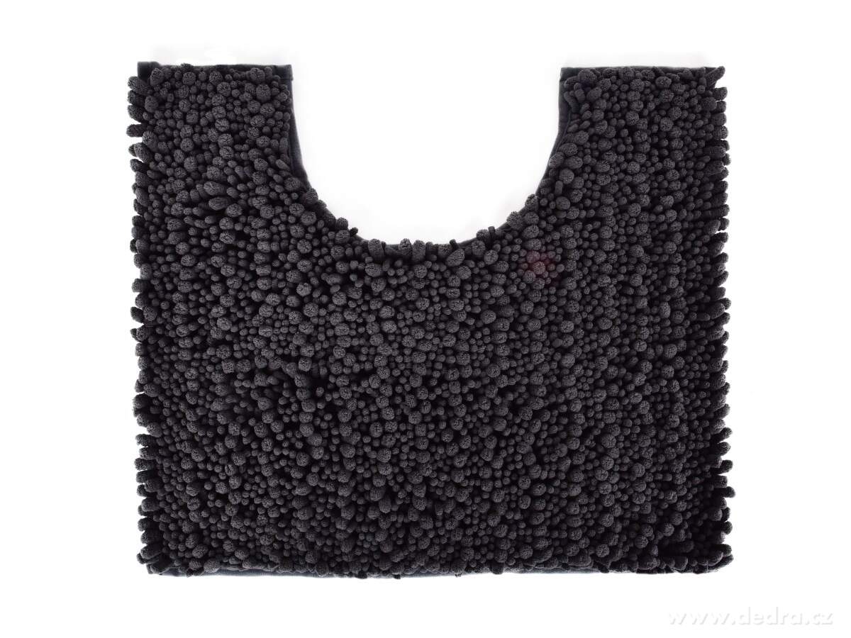 WC predložka 50x45 cm 3D CORAL SASANKA - Antracitová