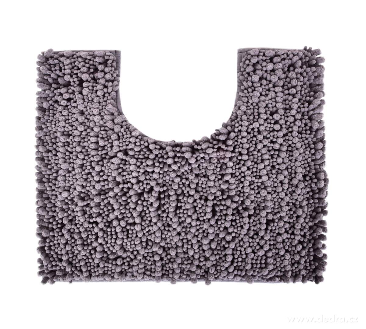 WC predložka 50x45 cm 3D CORAL SASANKA - Sivá