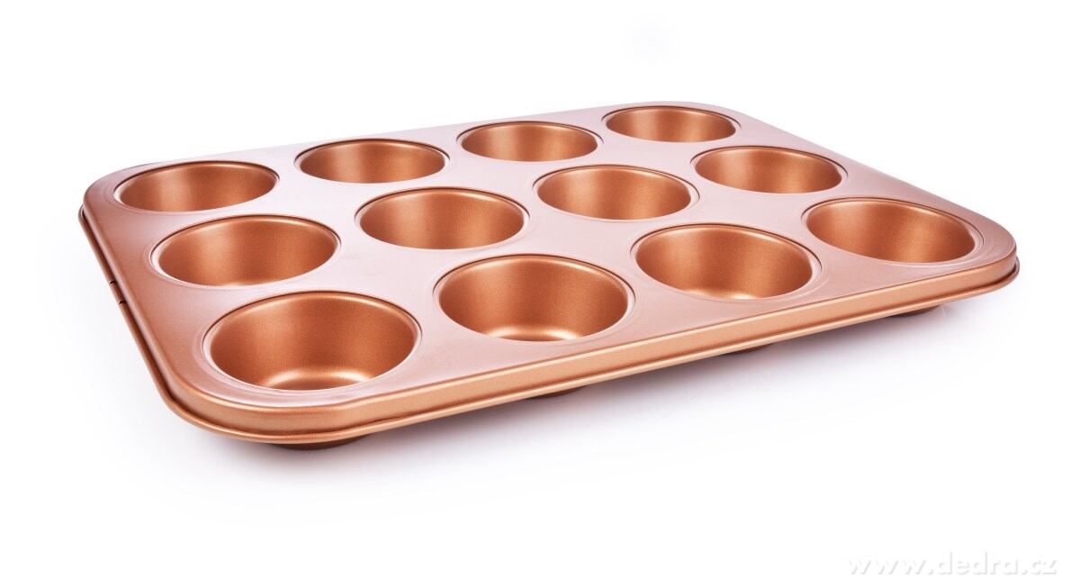 FORMA NA MUFFINY a CUPCAKES 12 ks, BIOPAN® GOLD 35 cm