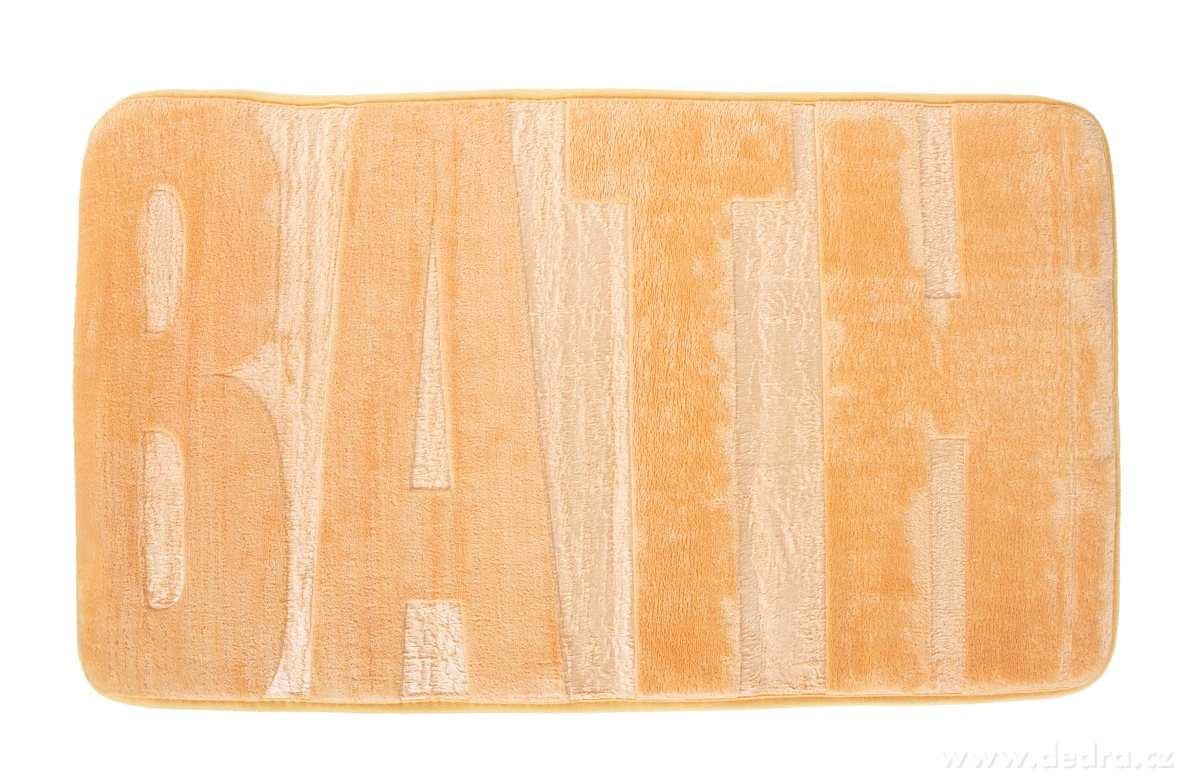 Kúpeľňová predložka BATH 75 x 45 cm, meruňková