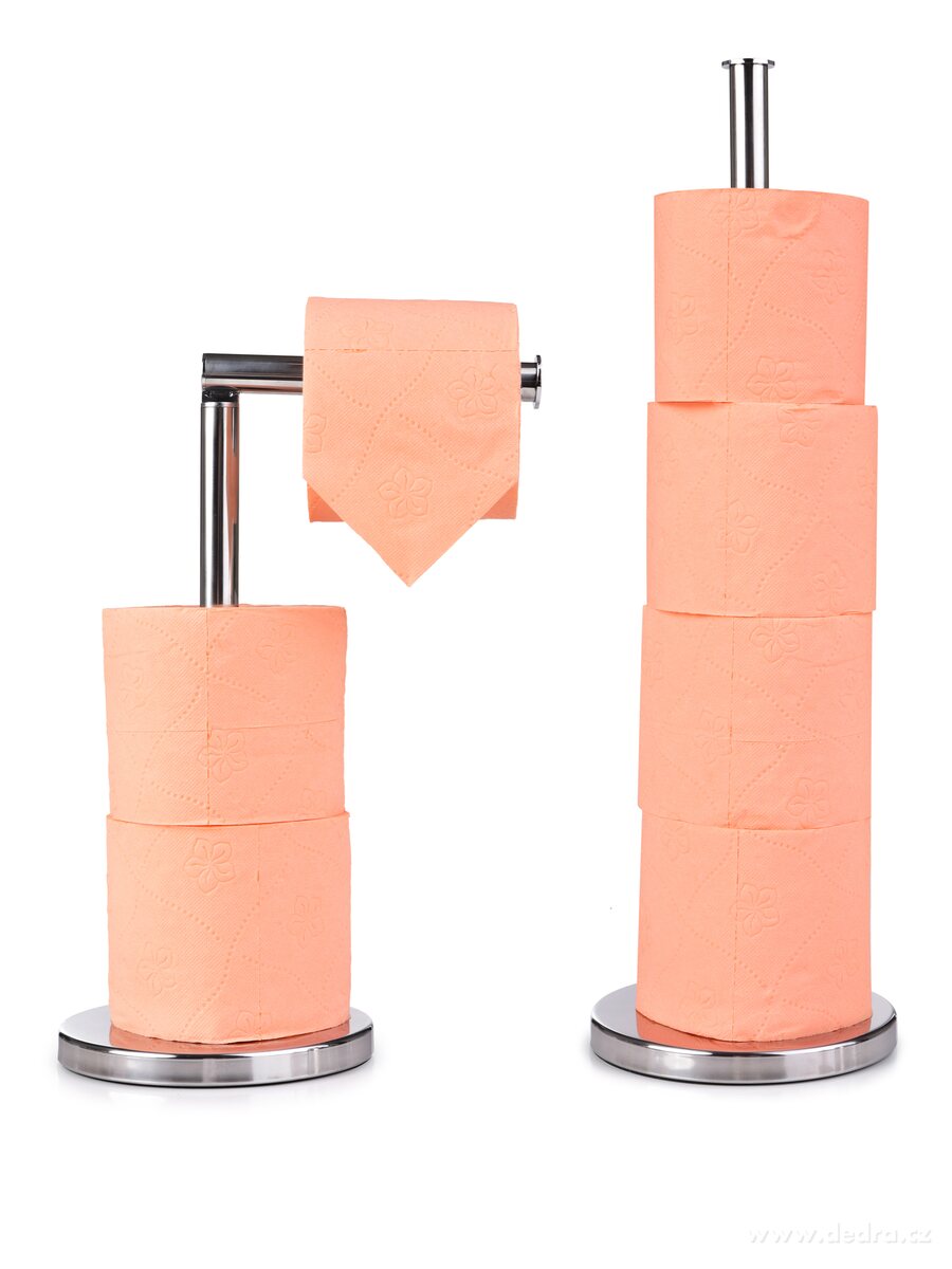 GoEco® nerezový stojan na toaletný papier a držiak