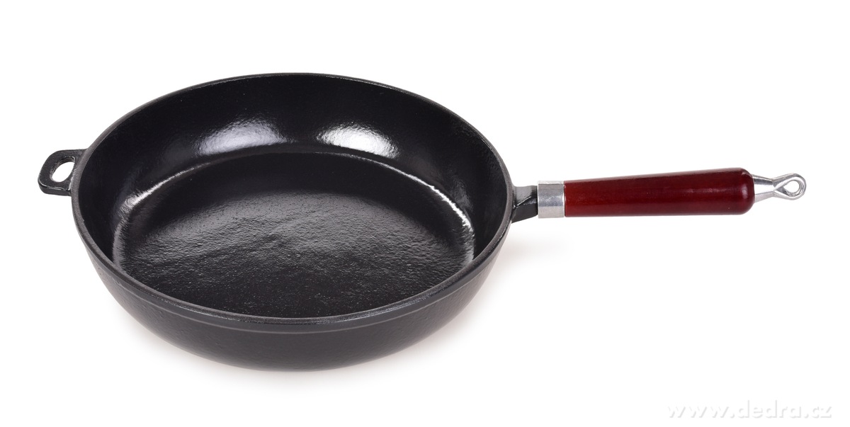 Veľká liatinová WOK panvica 3,5 l