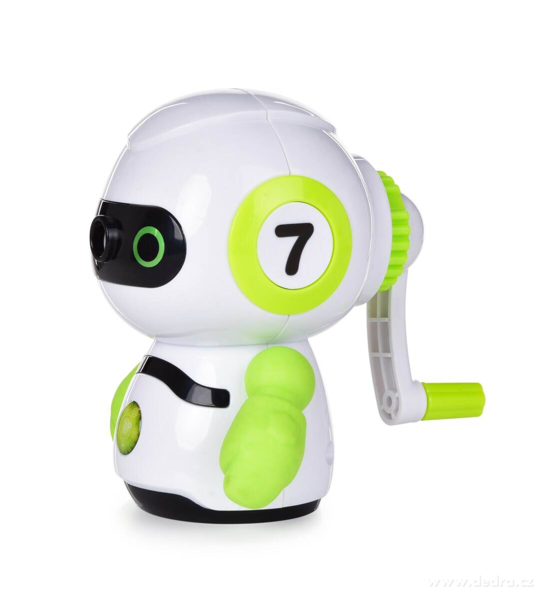Štýlové ručné strúhadlo ROBOT, zelené