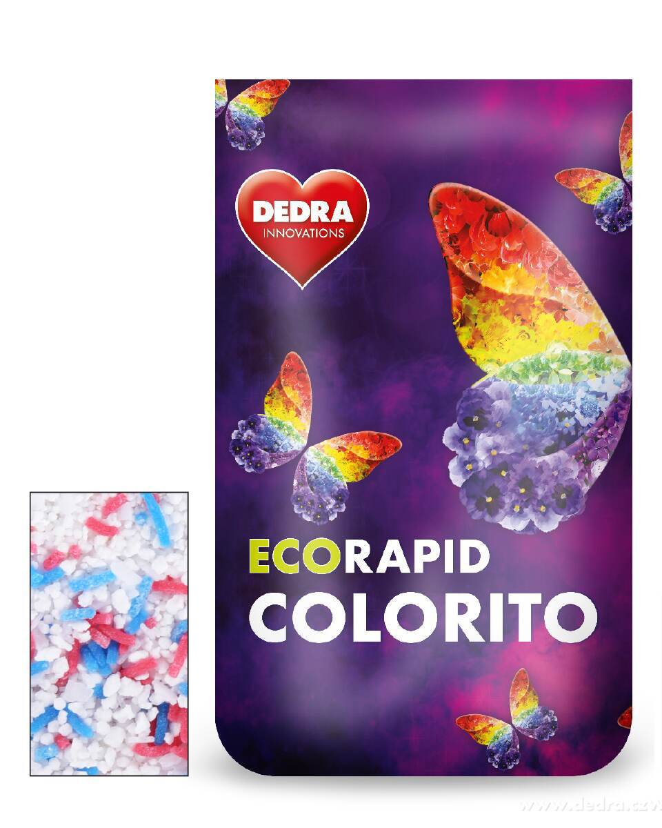 PRÁŠOK na farebnú bielizeň ECORAPID COLORIT 60 praní